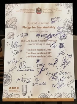 Industry leaders pledge to help the UAE save 3 million meals by 2020