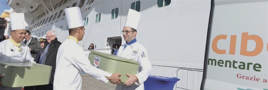 Costa Cruises and Banco Alimentare working together in the fight against food waste
